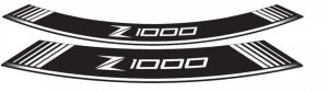 Rim strip PUIG Z1000 white set of 8 rim strips