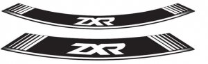 Rim strip PUIG ZXR white set of 8 rim strips