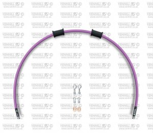 Rear brake hose kit Venhill APR-10001R-PU POWERHOSEPLUS (1 hose in kit) Purple hoses, chromed fittings