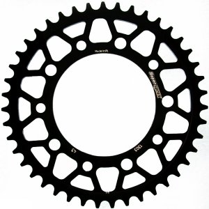 Rear sprocket SUPERSPROX black 43T, 520