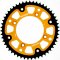 Rear sprocket SUPERSPROX STEALTH gold 51T, 428