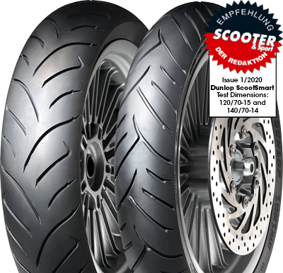 Tyre DUNLOP 80/90-16 48P TL SCOOTSMART