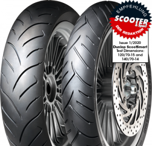 Tyre DUNLOP 120/90-10 57L TL SCOOTSMART