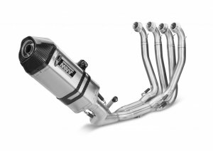 Full exhaust system 4x2x1 MIVV SPEED EDGE Stainless Steel / Carbon Cap version 