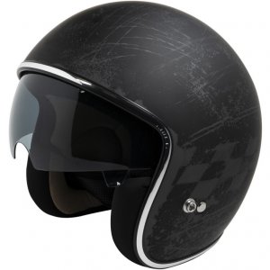 Jet helmet iXS iXS77 2.5 matt black-grey XS
