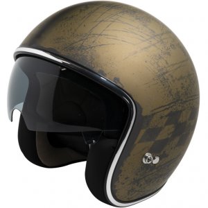 Jet helmet iXS iXS77 2.5 gold matt-black XS