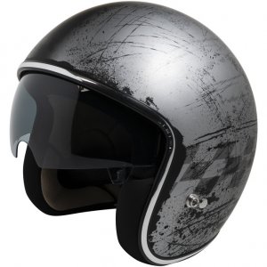 JET helmet iXS iXS77 2.5 matt silver-black XS