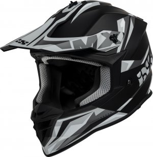 Motocross helmet iXS iXS362 2.0 black matt-grey-white M