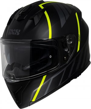 Full face helmet iXS iXS 217 2.0 black matt-yellow fluo XL