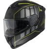 Full face helmet iXS X15056 iXS422 FG 2.1 black matt-yellow fluo L