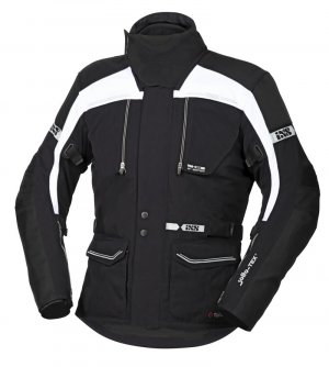 Tour jacket iXS TRAVELLER-ST black-white 3XL