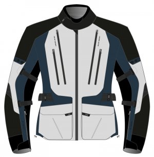 Tour jacket iXS PACORA-ST black-blue M