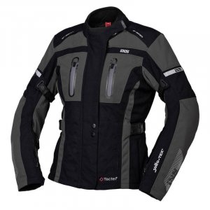 Tour women jacket iXS PACORA-ST black-grey D6XL