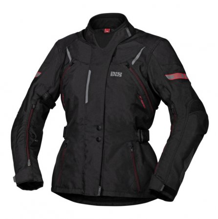 Tour women's jacket iXS X55050 LIZ-ST black-red D4XL