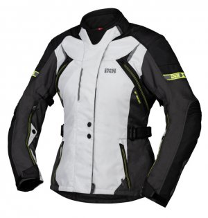 Tour women's jacket iXS LIZ-ST grey-black-yellow DS