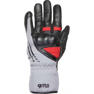 Gloves GMS STOCKHOLM WP grey-red XS